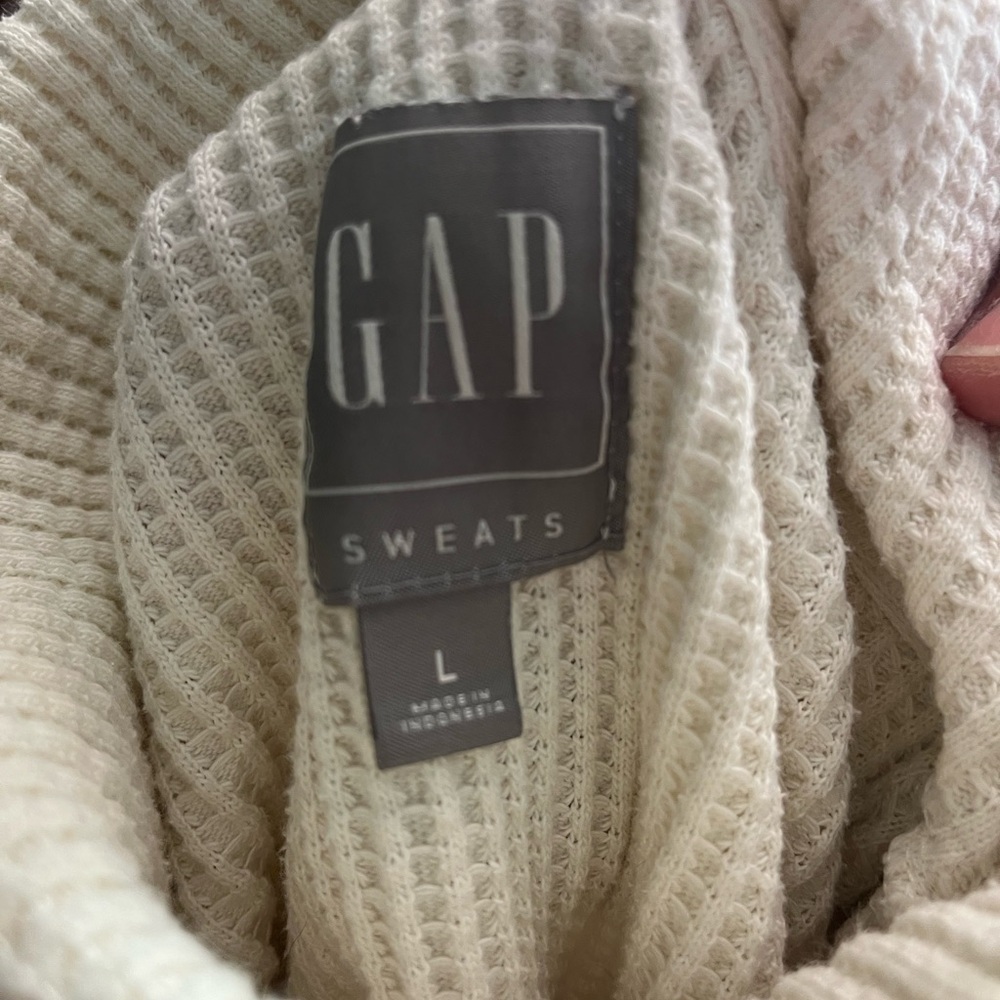 GAP Cream Cowl Neck Women's Sweatshirt